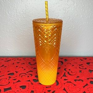 Starbucks Summer 2022 Orange Mango Ombré Venti Tumbler